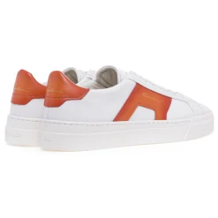 Sneaker Santoni Double Buckle in pelle