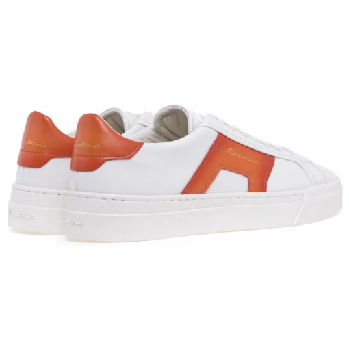 Sneaker Santoni Double Buckle in pelle