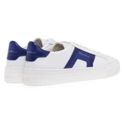 Sneaker Santoni Double Buckle in pelle