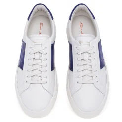 Sneaker Santoni Double Buckle in pelle