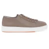 Sneaker Santoni in pelle martellata