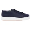 Sneaker Santoni in pelle martellata