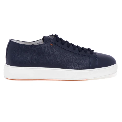 Sneaker Santoni in pelle martellata