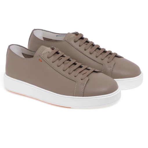 Sneaker Santoni in pelle martellata
