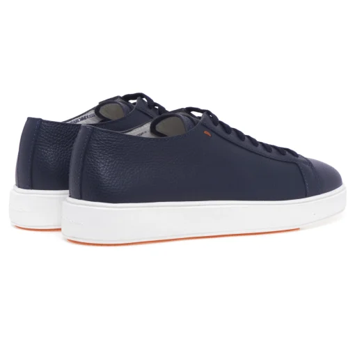 Sneaker Santoni in pelle martellata