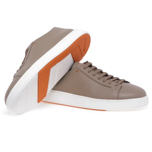 Sneaker Santoni in pelle martellata