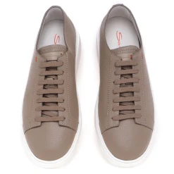 Sneaker Santoni in pelle martellata
