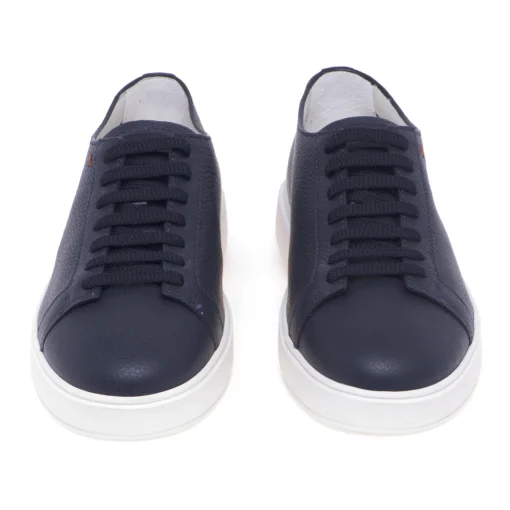 Sneaker Santoni in pelle martellata