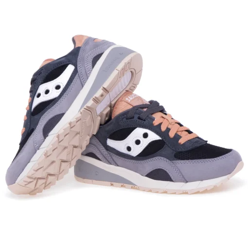 Sneaker Saucony Shadow 6000 in nabuck e tessuto