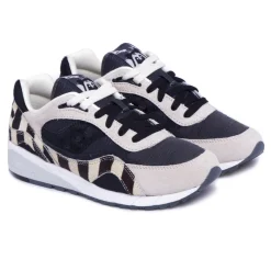 Sneaker Saucony Shadow 6000 "Racoon" in camoscio, cavallino e tessuto