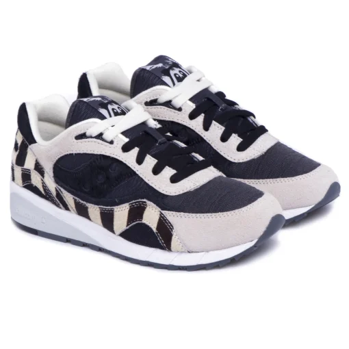 Sneaker Saucony Shadow 6000 "Racoon" in camoscio, cavallino e tessuto