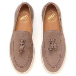 Sneaker stile mocassino Pawelk's in nabuck con nappine