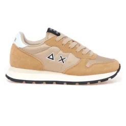 Sneaker SUN68 Ally Bright Nylon in camoscio e tessuto laminato