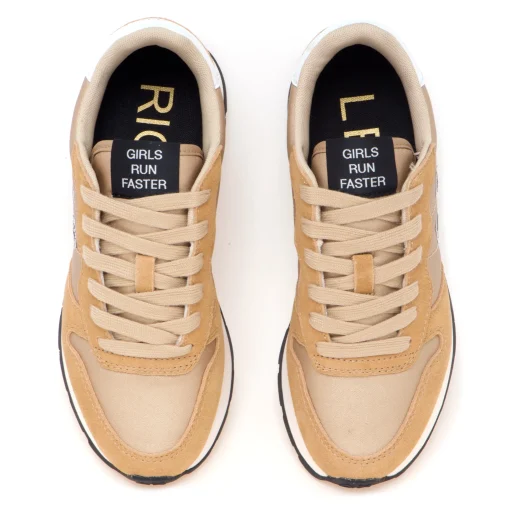 Sneaker SUN68 Ally Bright Nylon in camoscio e tessuto laminato