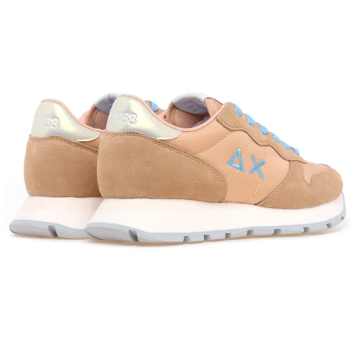 Sneaker SUN68 Ally Solid Nylon in camoscio e tessuto