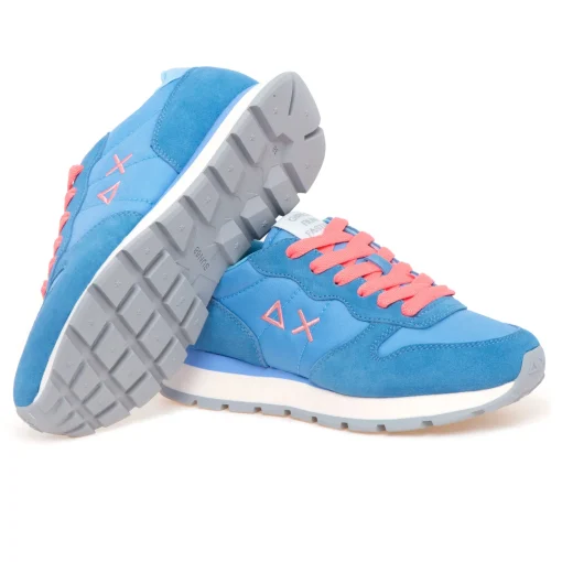 Sneaker SUN68 Ally Solid Nylon in camoscio e tessuto