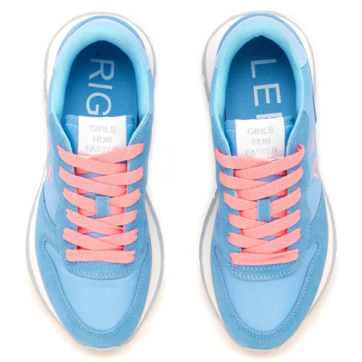 Sneaker SUN68 Ally Solid Nylon in camoscio e tessuto