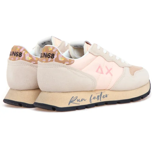 Sneaker SUN68 Ally Vintage in camoscio e tessuto