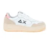 Sneaker SUN68 Basket Love Lady in pelle e camoscio