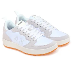 Sneaker SUN68 Genius in camoscio e tessuto