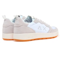 Sneaker SUN68 Genius in camoscio e tessuto
