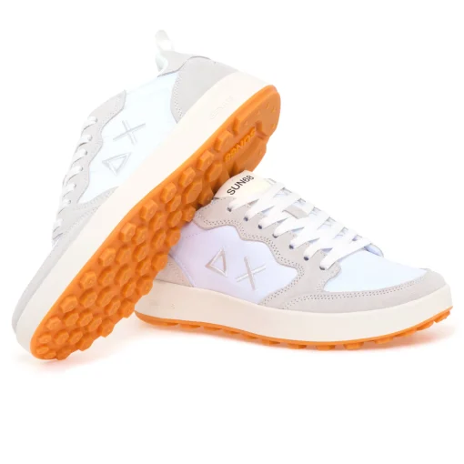 Sneaker SUN68 Genius in camoscio e tessuto