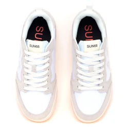 Sneaker SUN68 Genius in camoscio e tessuto