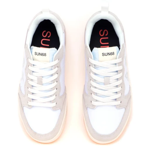 Sneaker SUN68 Genius in camoscio e tessuto