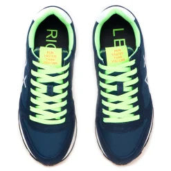 Sneaker SUN68 Tom Solid Fluo in camoscio e tessuto