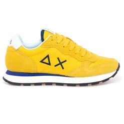 Sneaker SUN68 Tom Solid in camoscio e tessuto