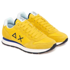 Sneaker SUN68 Tom Solid in camoscio e tessuto