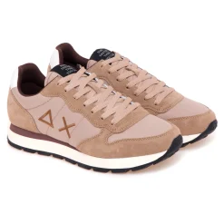 Sneaker SUN68 Tom Solid in camoscio e tessuto
