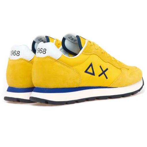 Sneaker SUN68 Tom Solid in camoscio e tessuto