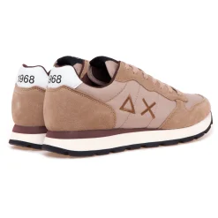 Sneaker SUN68 Tom Solid in camoscio e tessuto
