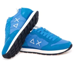 Sneaker SUN68 Tom Solid in camoscio e tessuto