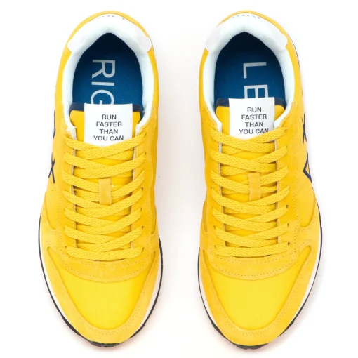 Sneaker SUN68 Tom Solid in camoscio e tessuto