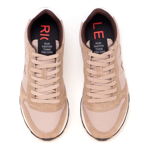 Sneaker SUN68 Tom Solid in camoscio e tessuto