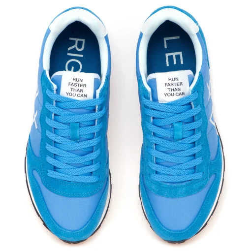 Sneaker SUN68 Tom Solid in camoscio e tessuto