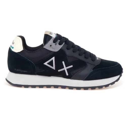 Sneaker SUN68 Uncle Jaki in camoscio e tessuto