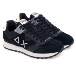 Sneaker SUN68 Uncle Jaki in camoscio e tessuto