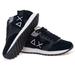 Sneaker SUN68 Uncle Jaki in camoscio e tessuto