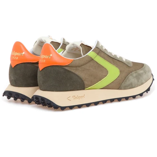 Sneaker Valsport Start in camoscio e tessuto