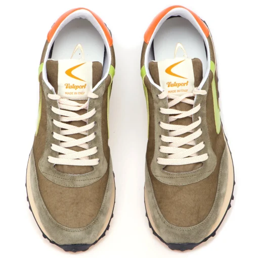 Sneaker Valsport Start in camoscio e tessuto