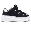 Sneaker Vic Matiè in nabuck e tessuto con maxi laccio
