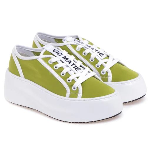 Sneaker Vic Matiè in raso e pelle