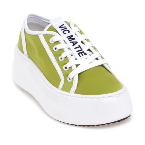 Sneaker Vic Matiè in raso e pelle
