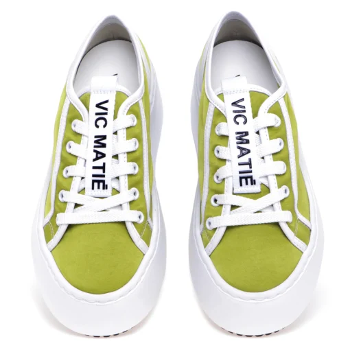 Sneaker Vic Matiè in raso e pelle