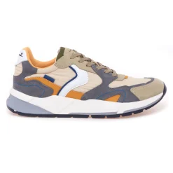 Sneaker Voile Blanche Club19 in camoscio e tessuto