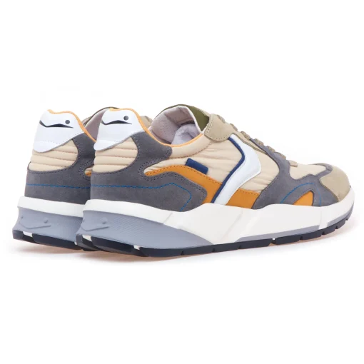 Sneaker Voile Blanche Club19 in camoscio e tessuto