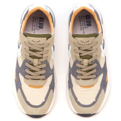 Sneaker Voile Blanche Club19 in camoscio e tessuto